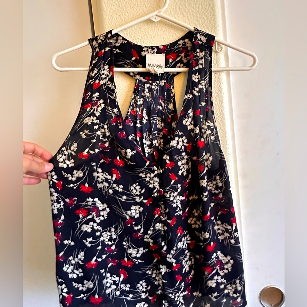 Floral V-Neck Tank